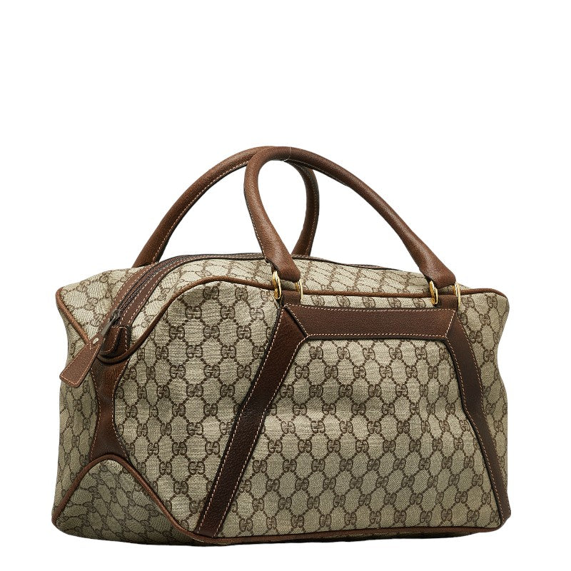 Gucci GG Supreme Boston Bag Travel Bag Canvas in Good condition
