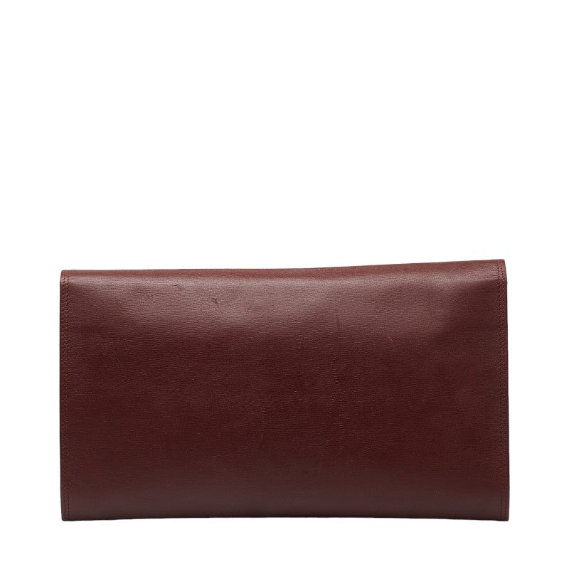 Cartier Must Line Leather Clutch Bag