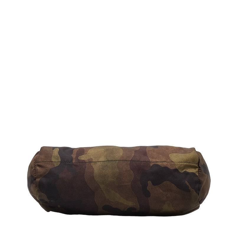 Prada Nylon Camouflage Logo Pouch