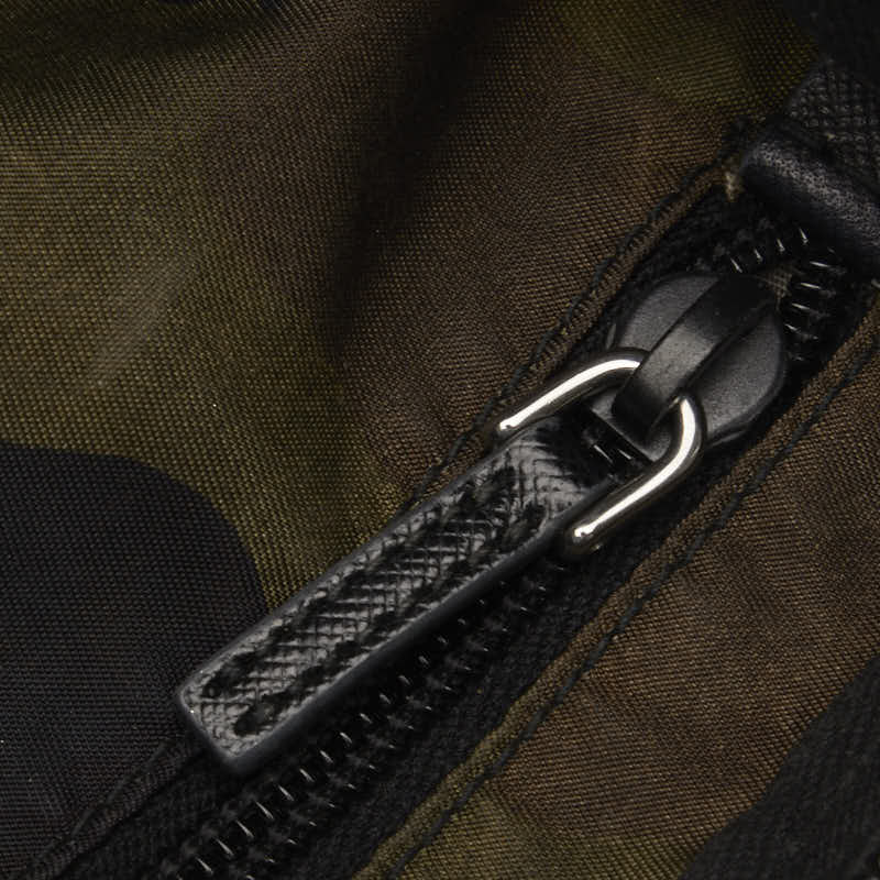 Prada Nylon Camouflage Logo Pouch