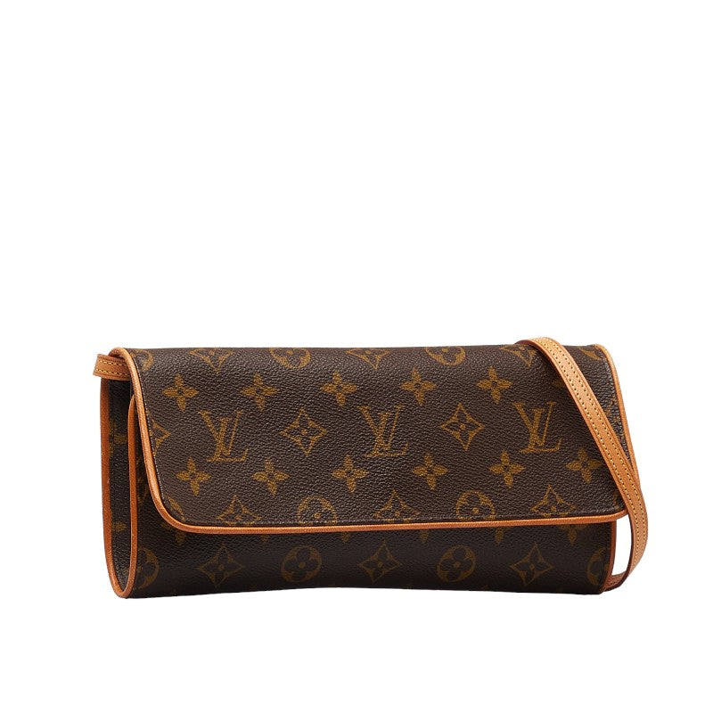 Louis Vuitton Monogram Pochette Twin GM  Canvas Shoulder Bag M51852 in Good condition
