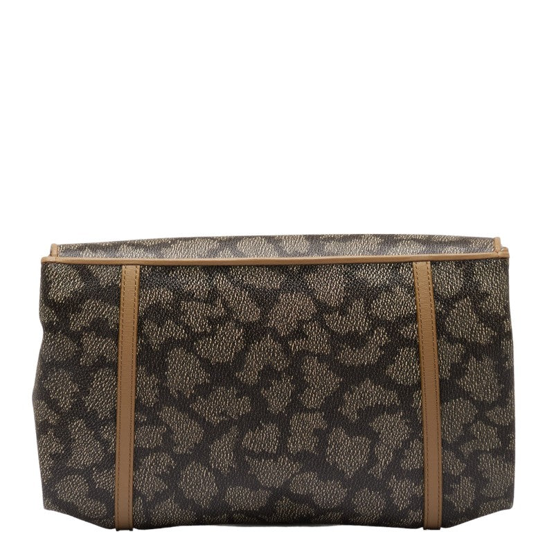 Yves Saint Laurent Giraffe Clutch Bag PVC Leather