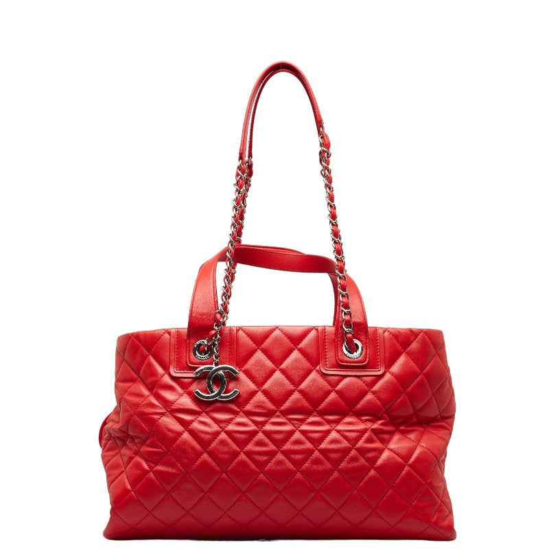 Chanel Coco Mark Matelasse Leather Shoulder Tote