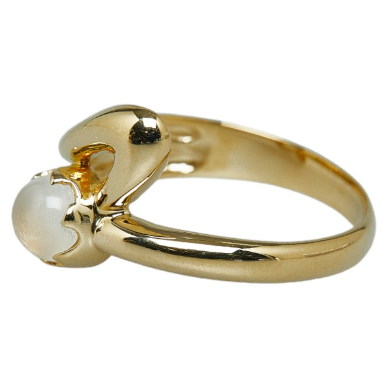 K18YG Yellow Gold Moonstone Ring 12 in Excellent Condition