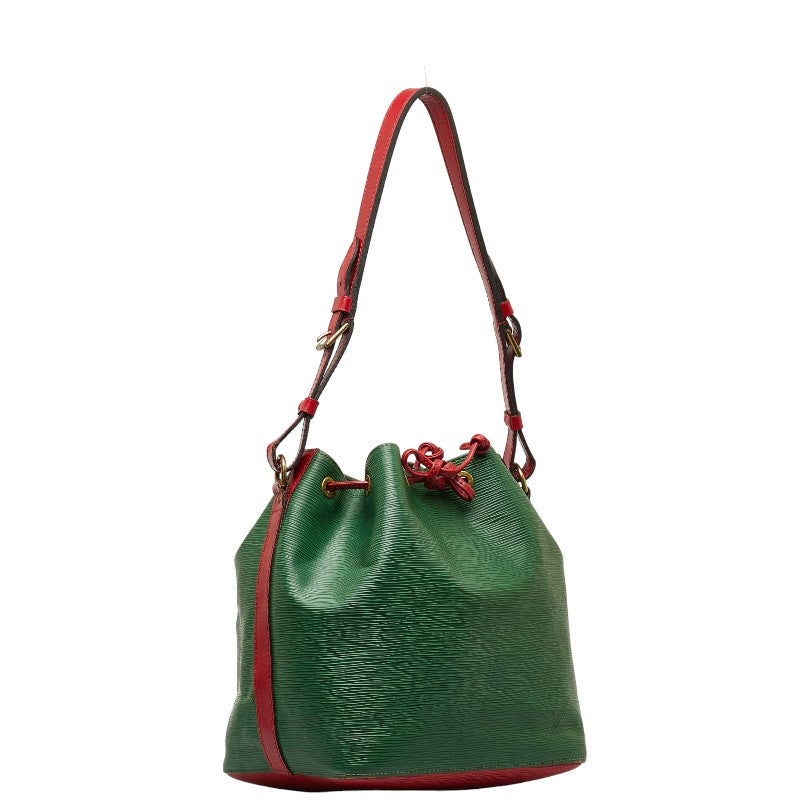 Louis Vuitton Epi Petit Noe Bicolor Leather Shoulder Bag M44147 in Good condition
