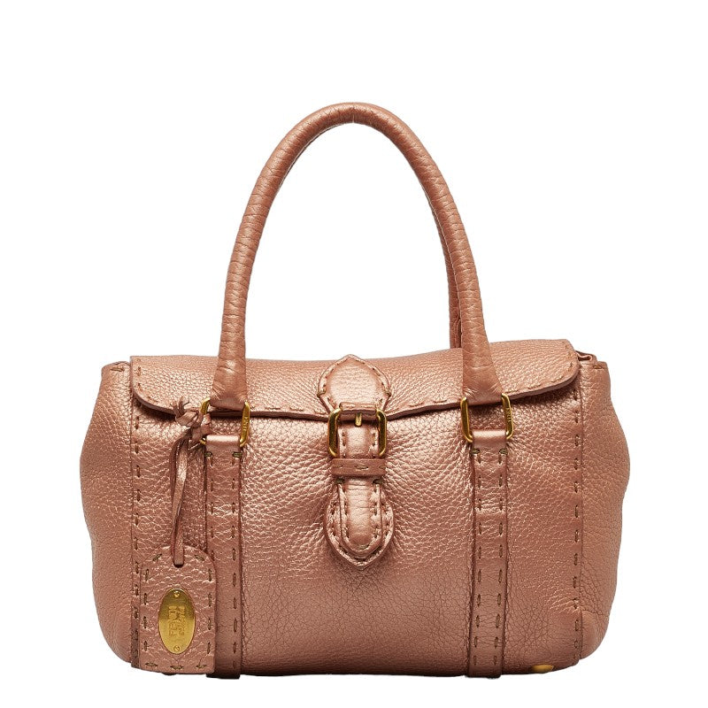 Fendi Selleria Linda Bag  Leather Handbag in Good condition