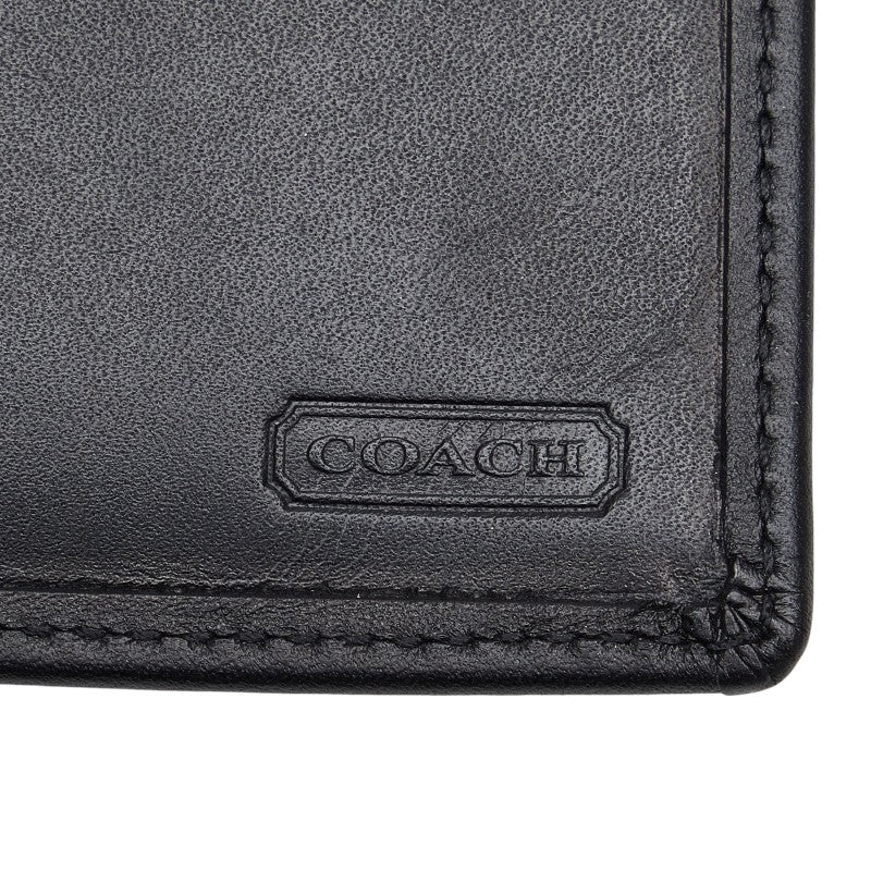 Coach Signature Canvas Leather Notebook Cover in Very Good Condition