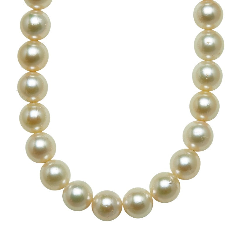 SV925 Silver Akoya Pearl 8.5-9mm Necklace in Great Condition