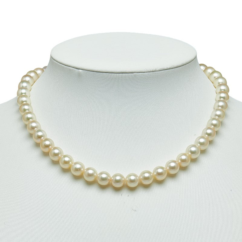 SV925 Silver Akoya Pearl 8.5-9mm Necklace