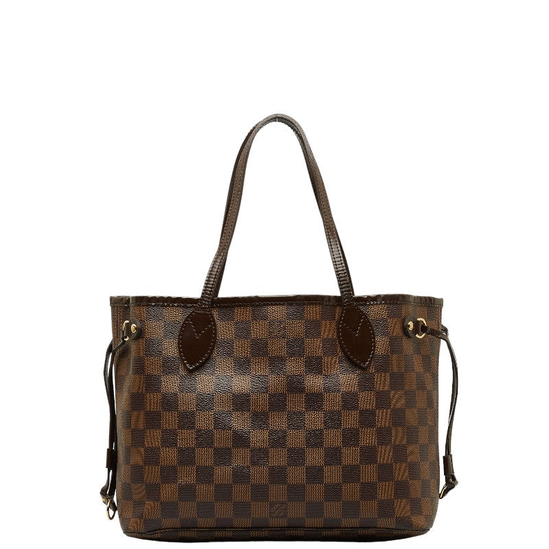 Louis Vuitton Damier Ebene Neverfull PM Tote Bag Canvas N51109 in Excellent condition
