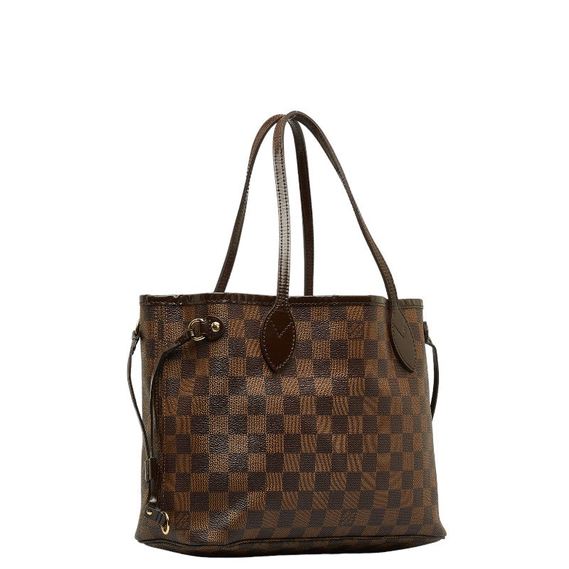 Louis Vuitton Damier Ebene Neverfull PM Tote Bag Canvas N51109 in Excellent condition