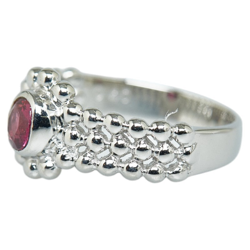 Pt900 Platinum Ruby 0.40ct Ring in Great Condition