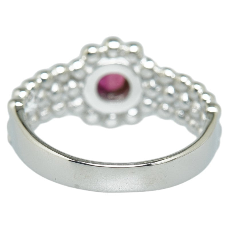 Pt900 Platinum Ruby 0.40ct Ring in Great Condition