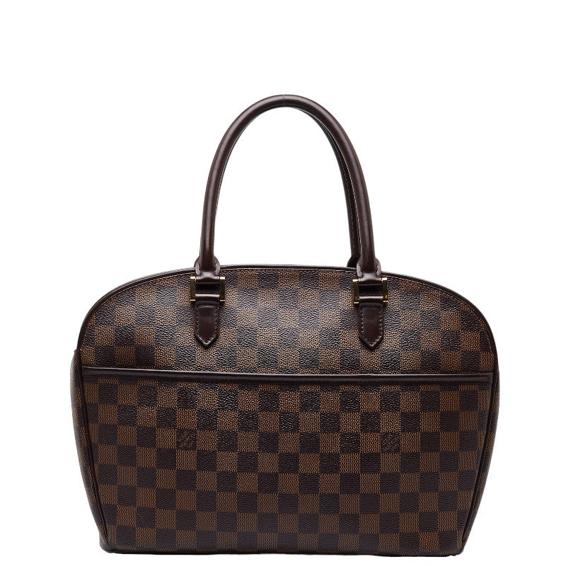 Louis Vuitton Damier Ebene Sarria Horizontal Canvas Handbag N51282 in Good condition