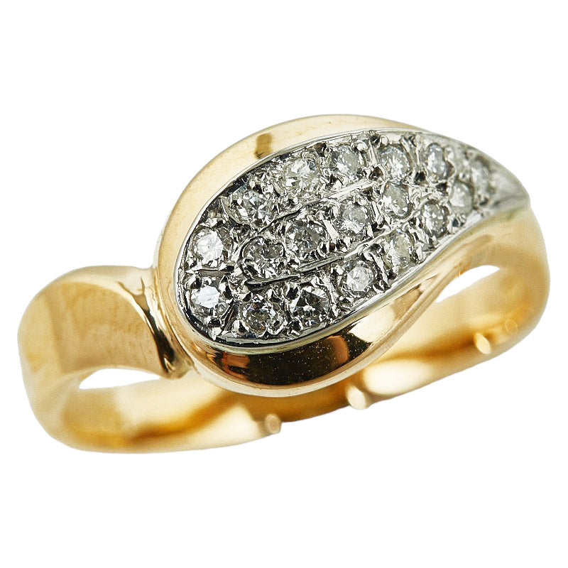 18k Gold & Platinum Diamond Ring