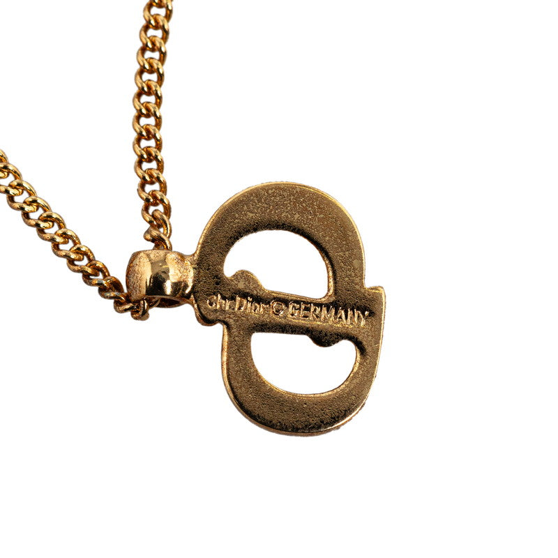 Dior Gold CD Logo Tie Chain Clip