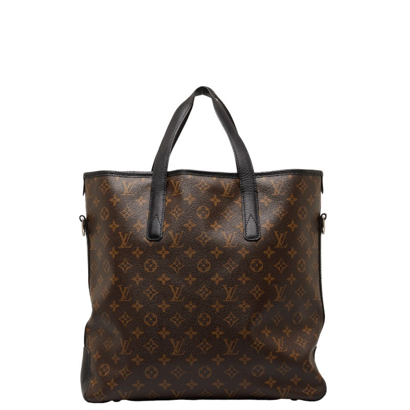 Louis Vuitton Monogram Macassar Davis Canvas Tote Bag M56708 in Good condition