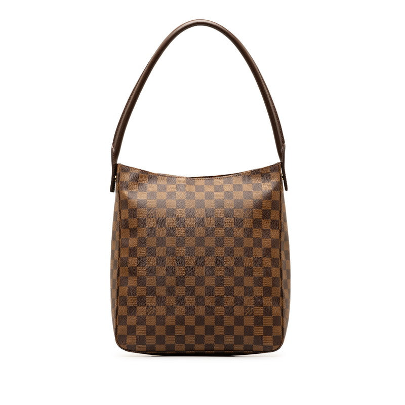 Louis Vuitton Damier Ebene Looping GM  Canvas Shoulder Bag N51144 in Good condition