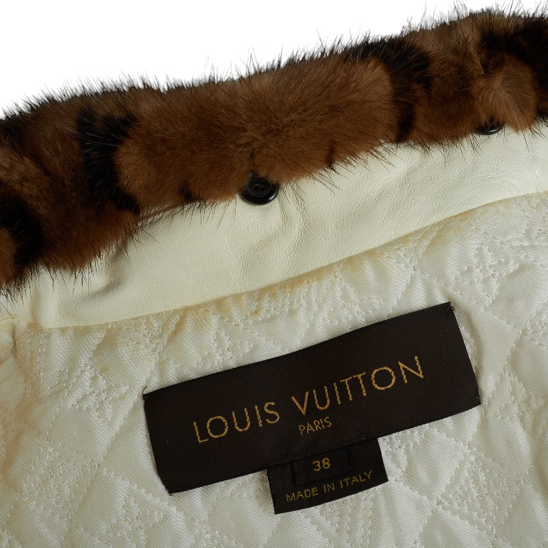 Louis Vuitton Down Jacket Removable Fur in Very Good Condition