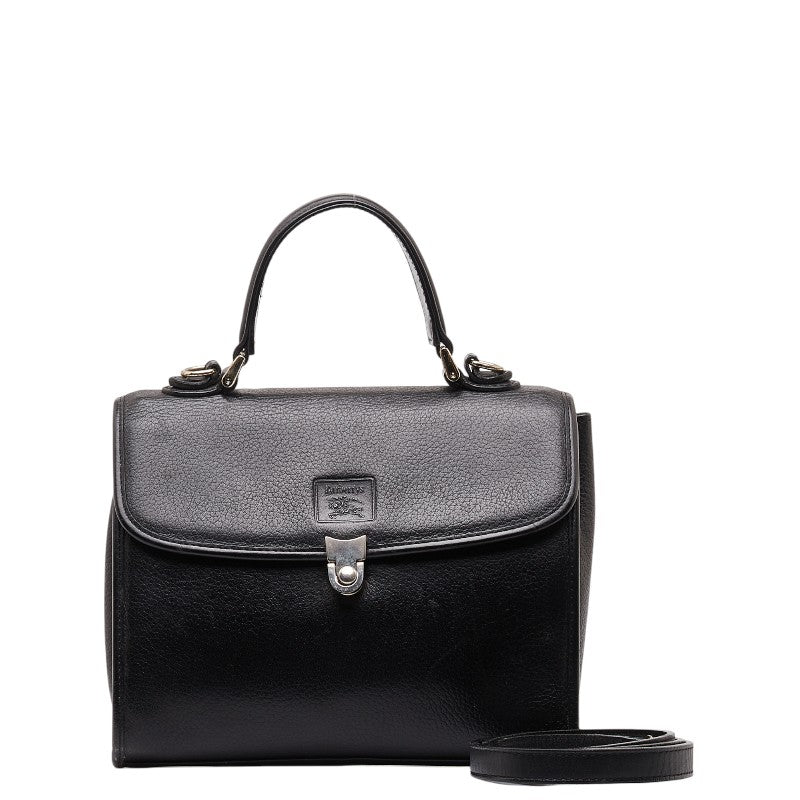 Leather Top Handle Handbag