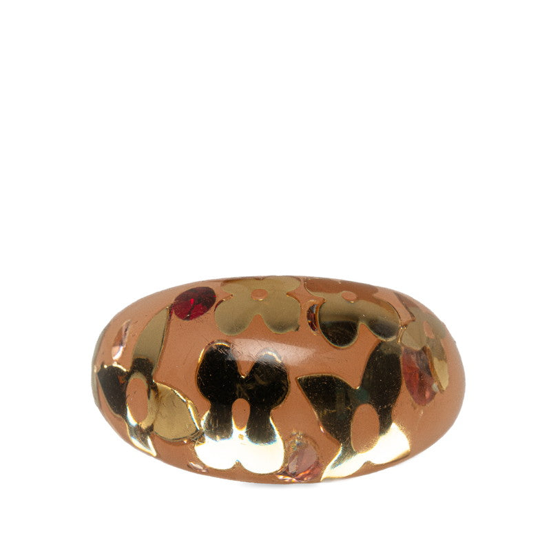 Louis Vuitton Inclusion Ring M65311 Pink Gold Acrylic Resin in Very Good Condition