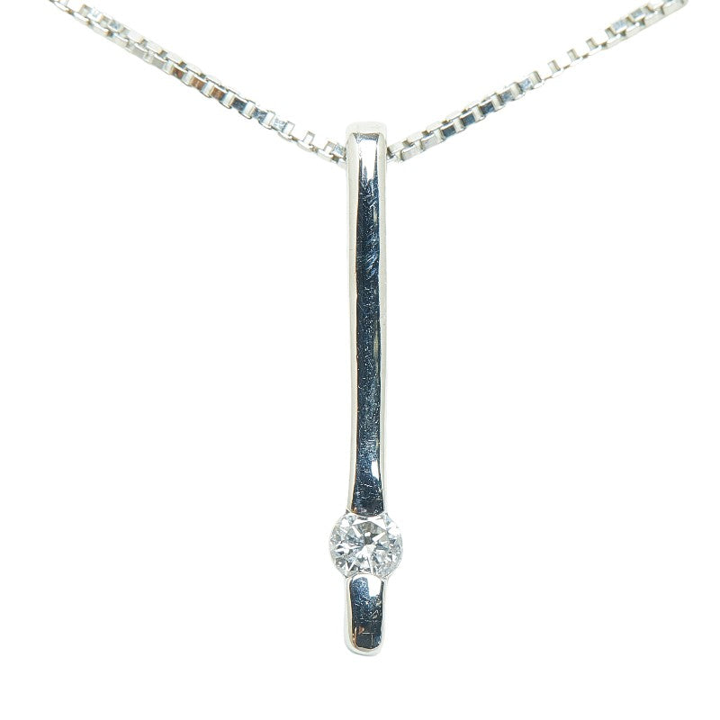 Platinum Venetian Chain Diamond Necklace