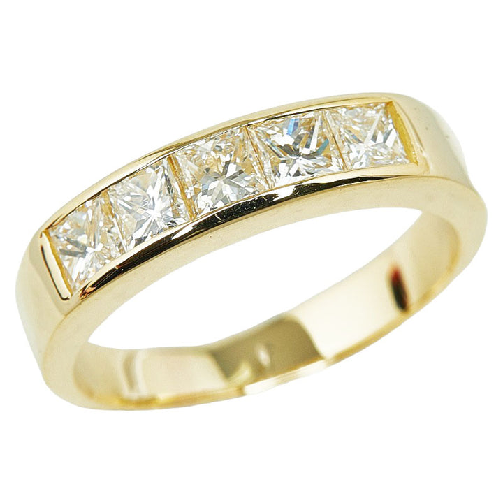 K18YG Yellow Gold Diamond 1.10ct Ring in Excellent Condition