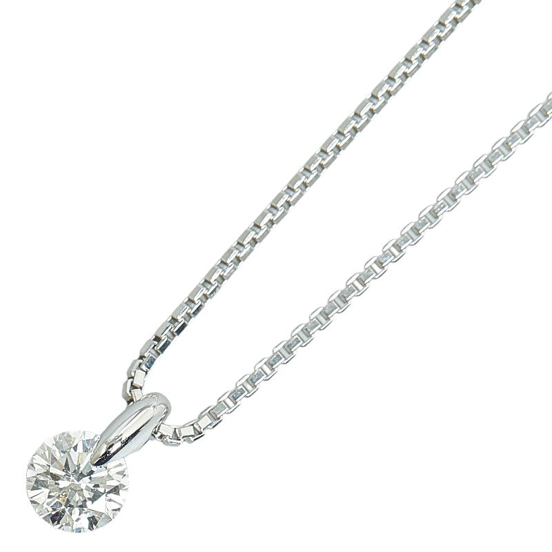 Pt900 Pt850 Platinum Diamond Venetian Chain Necklace in Great Condition