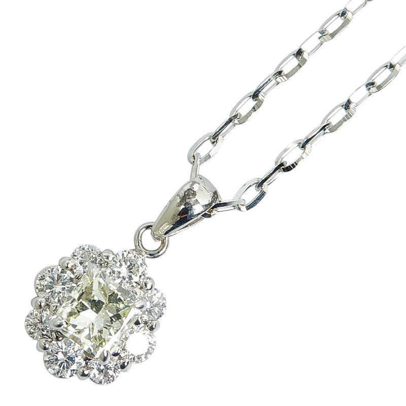 18k Gold Diamond Pendant Necklace