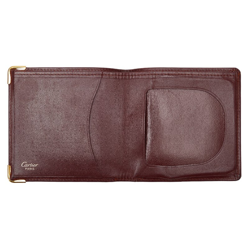 Cartier Must Line Leather Bifold Wallet