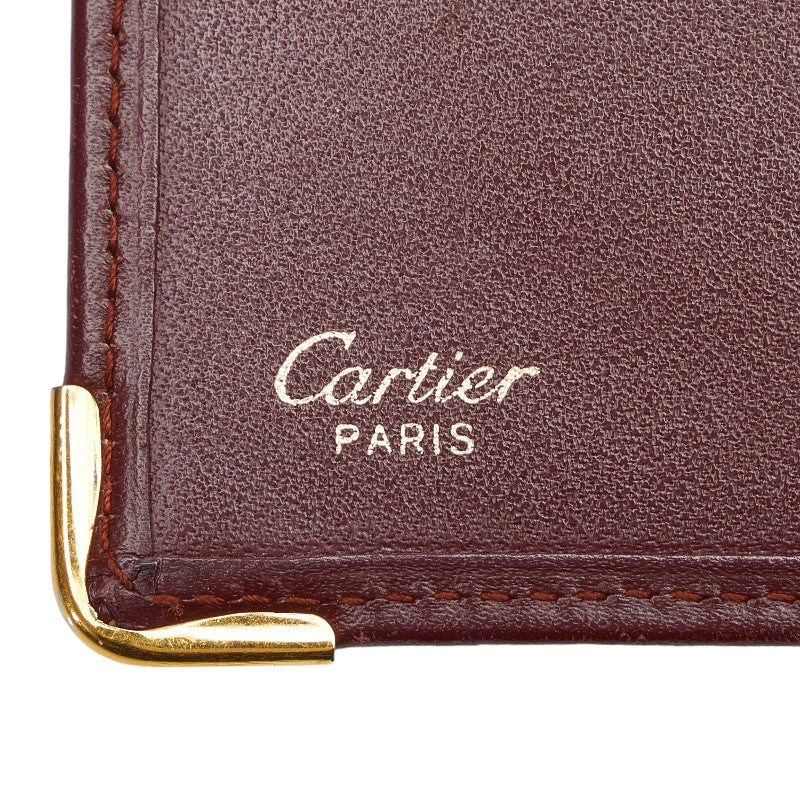 Cartier Must Line Leather Bifold Wallet in Very Good Condition