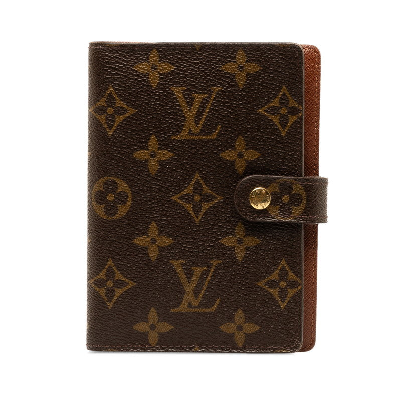 Louis Vuitton Monogram Agenda PM Notebook Cover R20005 in Very Good Condition