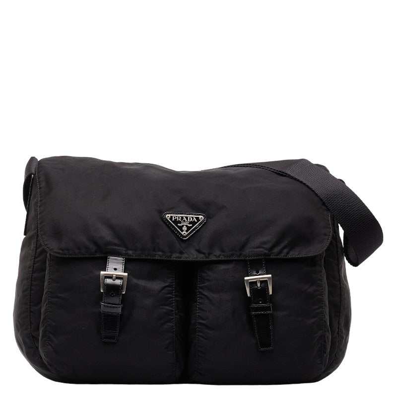 Tessuto Double Pocket Shoulder Bag