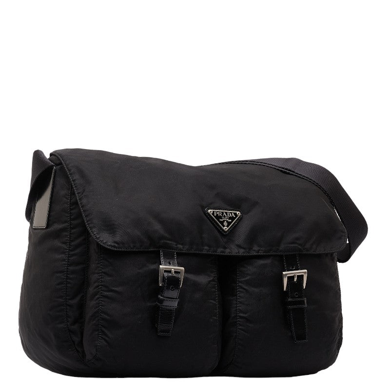 Tessuto Double Pocket Shoulder Bag