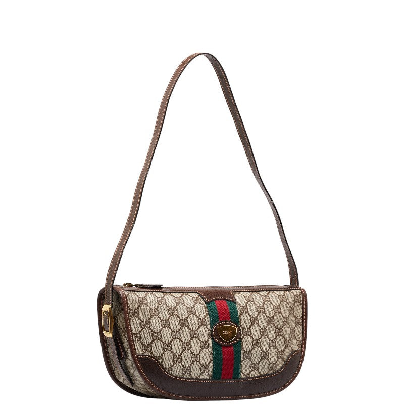 Gucci GG Supreme Shoulder Bag Canvas Shoulder Bag in Good condition