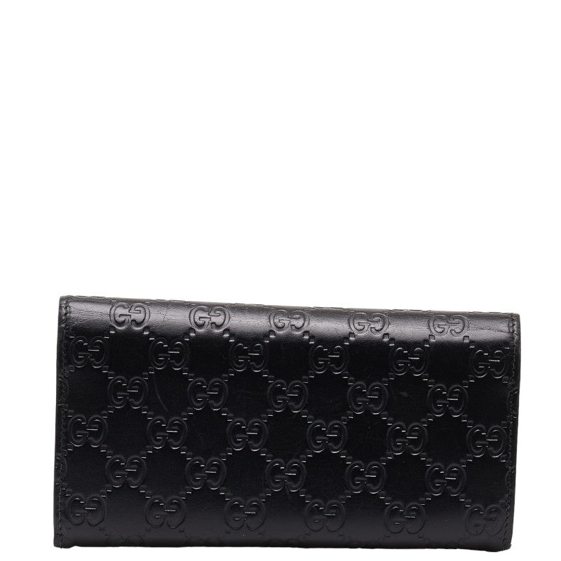Guccissima Leather Interlocking G Long Wallet 369663