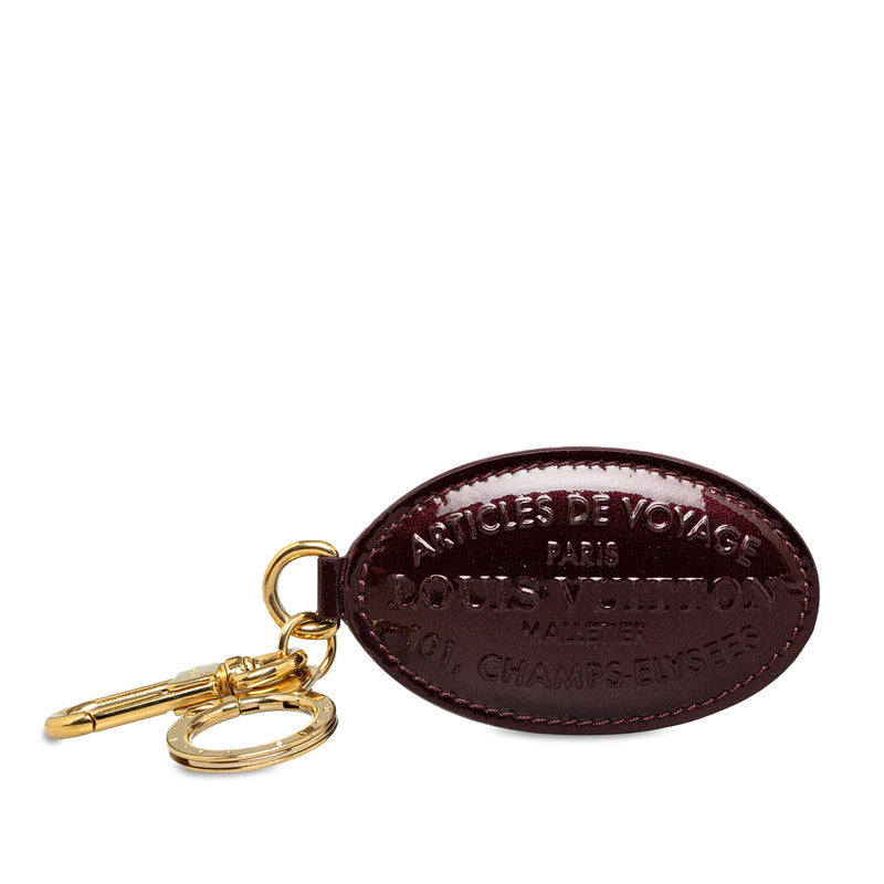 Louis Vuitton Vernis Articles De Voyage Bag Charm & Key Holder Leather Key Chain M66472 in Excellent condition