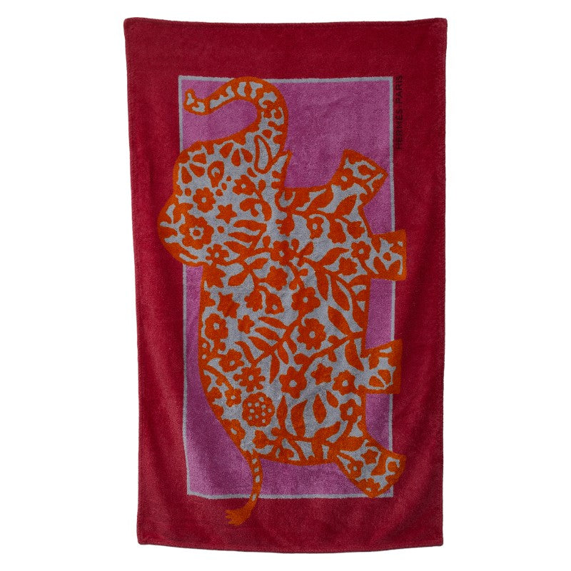 Hermes Elephant Cotton Beach Towel Cotton Other in Good condition