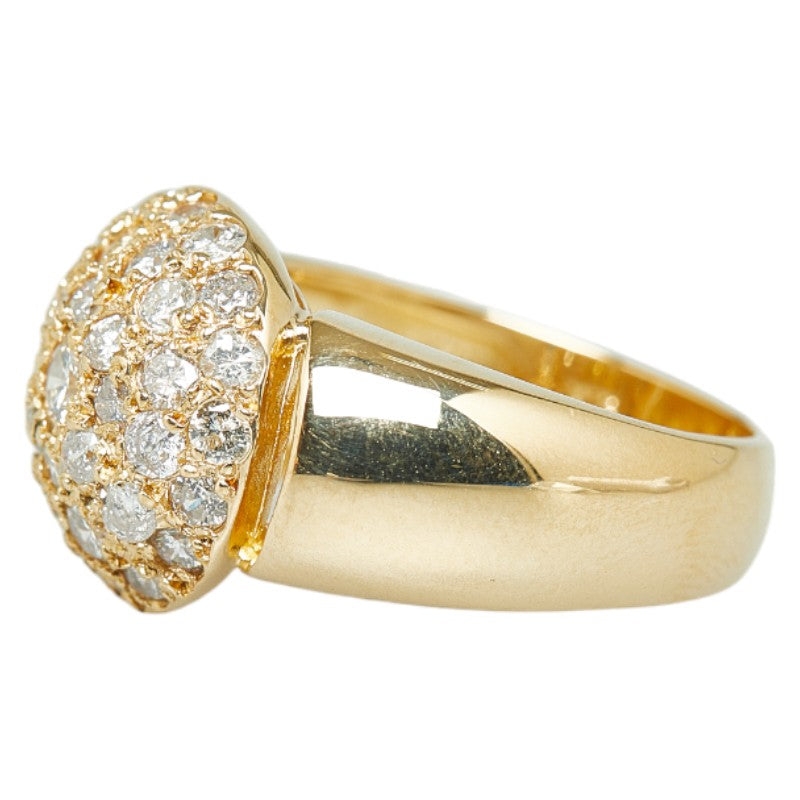 K18YG Yellow Gold Diamond 1.50ct Ring in Excellent Condition