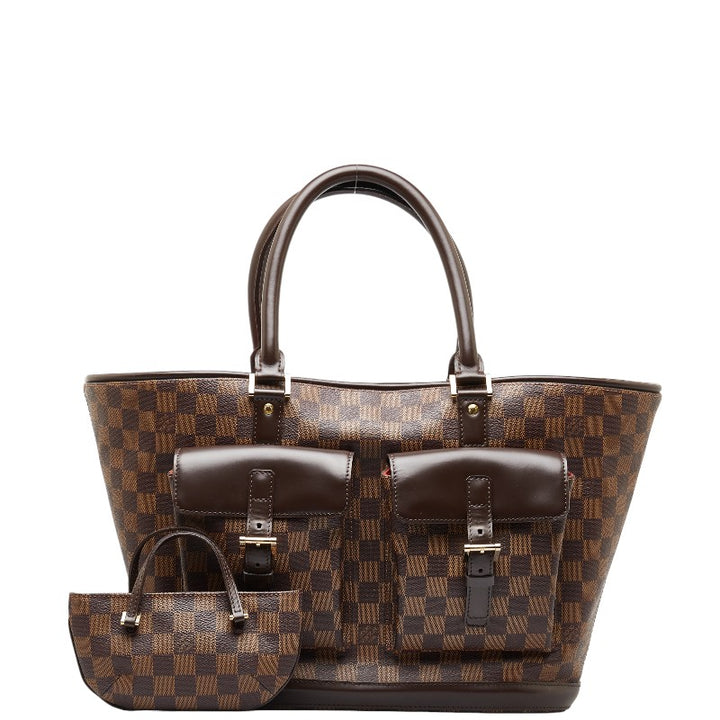 Louis Vuitton Damier Manosque GM Tote Bag N51120 in Very Good Condition