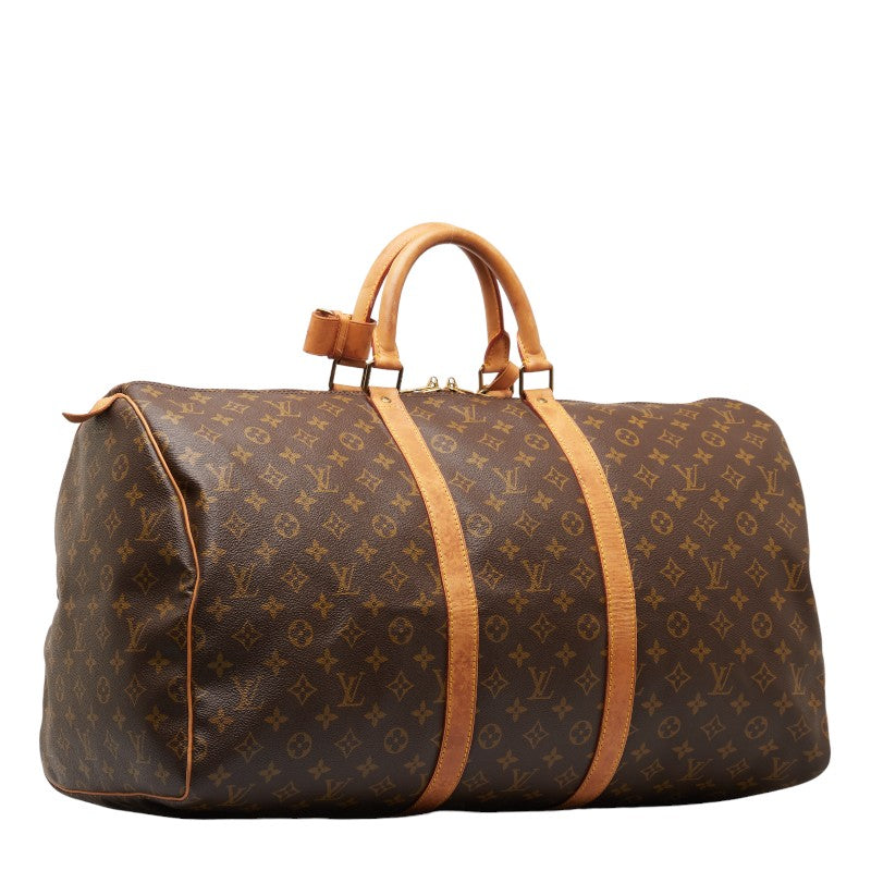 Louis Vuitton Monogram Keepall 55 Canvas Travel Bag M41424 in Fair condition