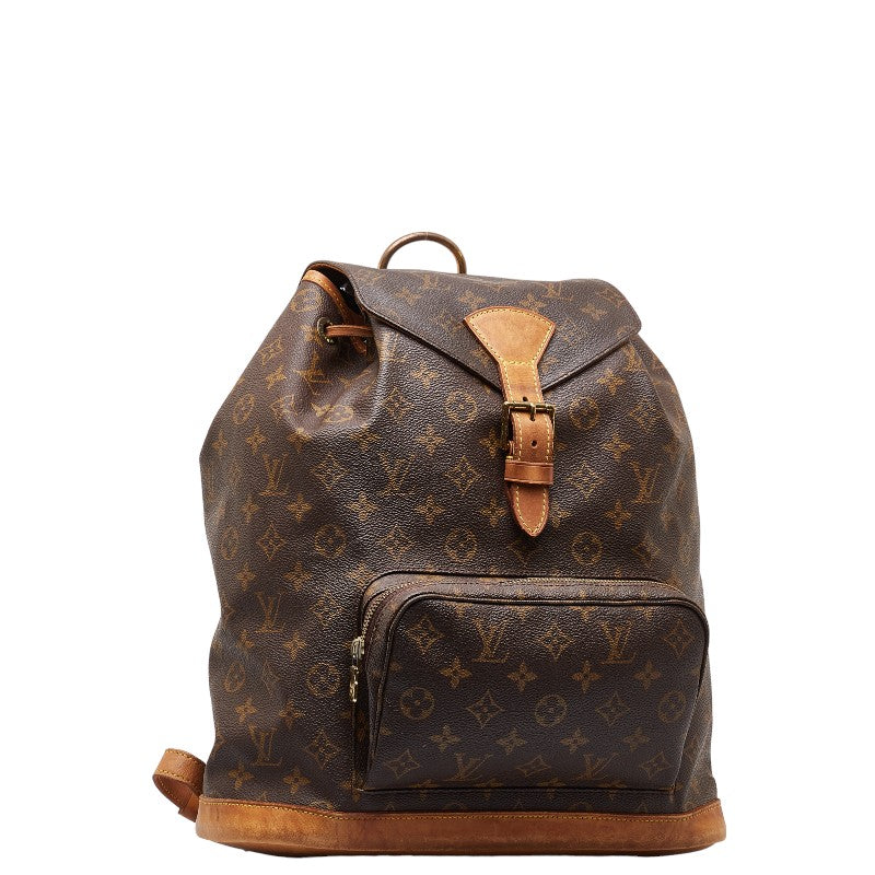 Louis Vuitton Monogram Montsouris GM  Canvas Backpack M51135 in Fair condition