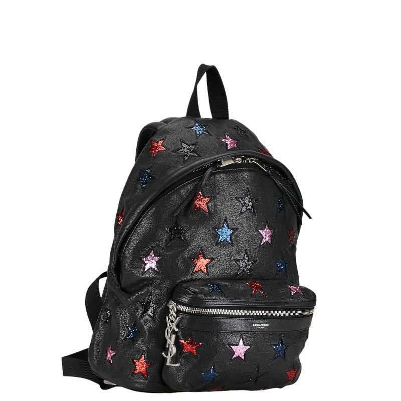 Yves Saint Laurent Star Applique Mini City California Backpack  Leather Backpack 454319 in Good condition