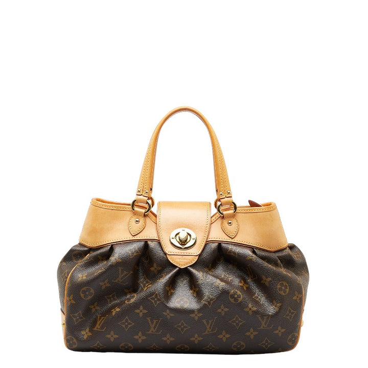 Louis Vuitton Monogram Boetie PM Tote Bag M45715 Brown PVC Leather in Very Good Condition