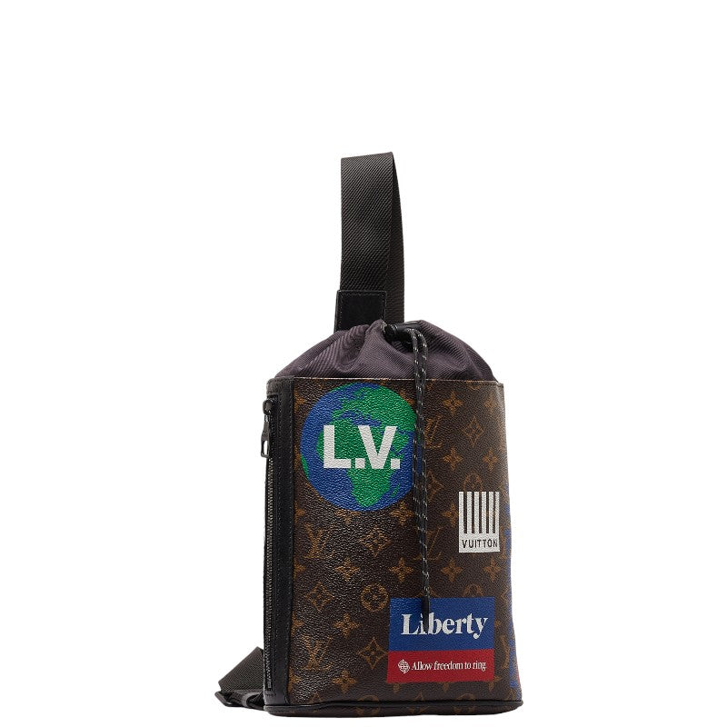Louis Vuitton Monogram Chalk Sling Bag Canvas Shoulder Bag M44625 in Good condition