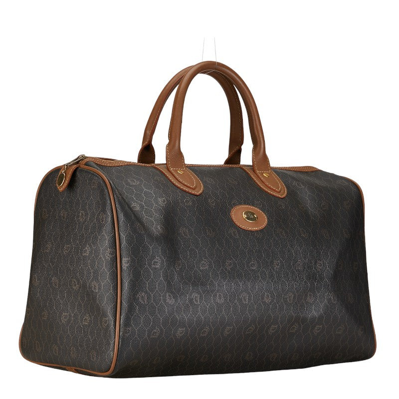 Dior Honeycomb Canvas Boston Bag Canvas Travel Bag in Good condition