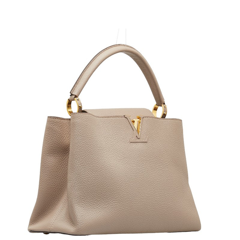 Louis Vuitton Capucines MM Leather Handbag M42253 in Excellent condition