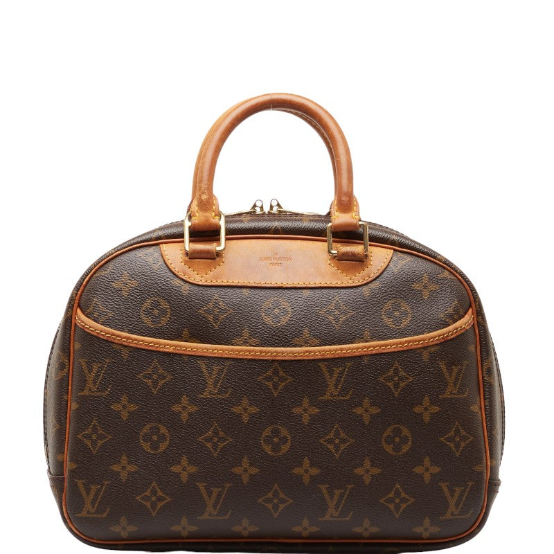 Louis Vuitton Monogram Trouville Canvas Handbag M42228 in Good condition