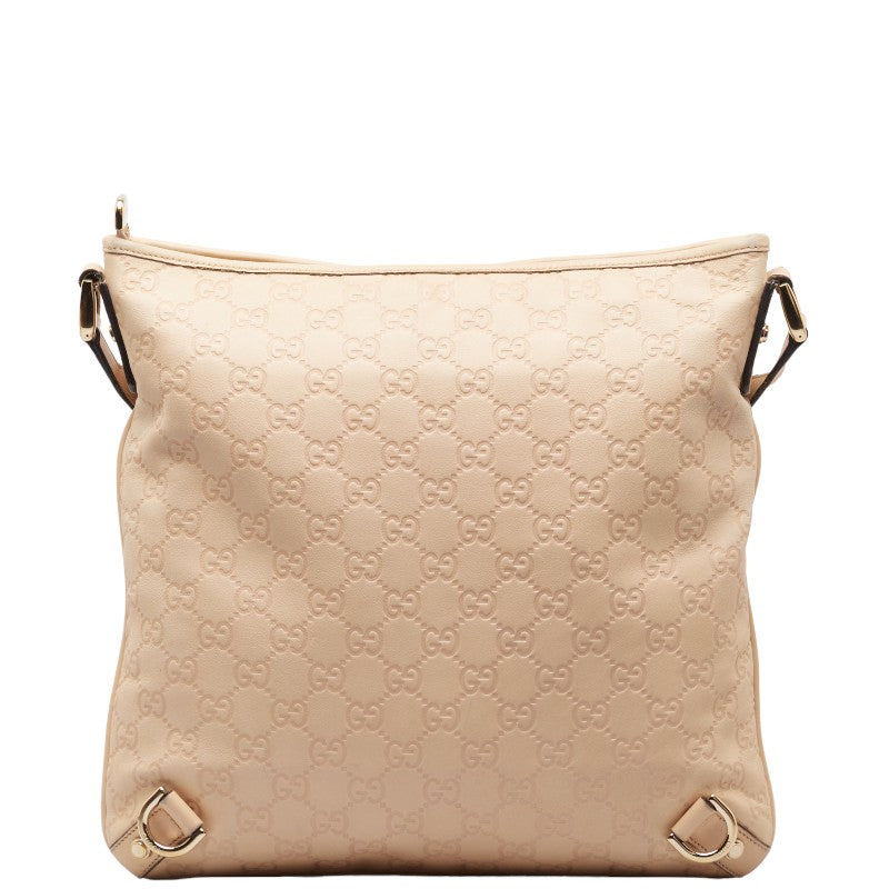 Gucci Leather Abbey Shoulder Bag Beige