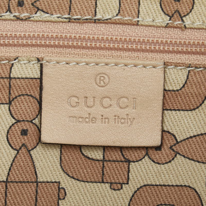 Gucci Leather Abbey Shoulder Bag Beige